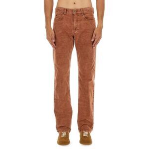 ISABEL MARANT Men's Corduroy Straight-Leg Pants Men BROWN